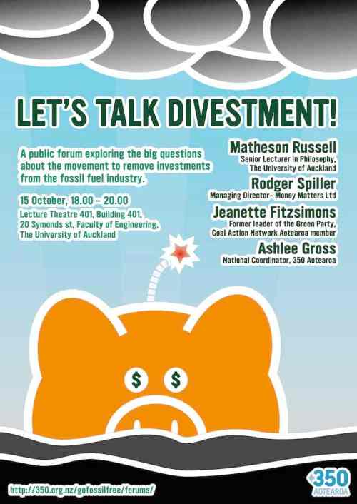 Let's Talk Divestment! Auckland Forum
